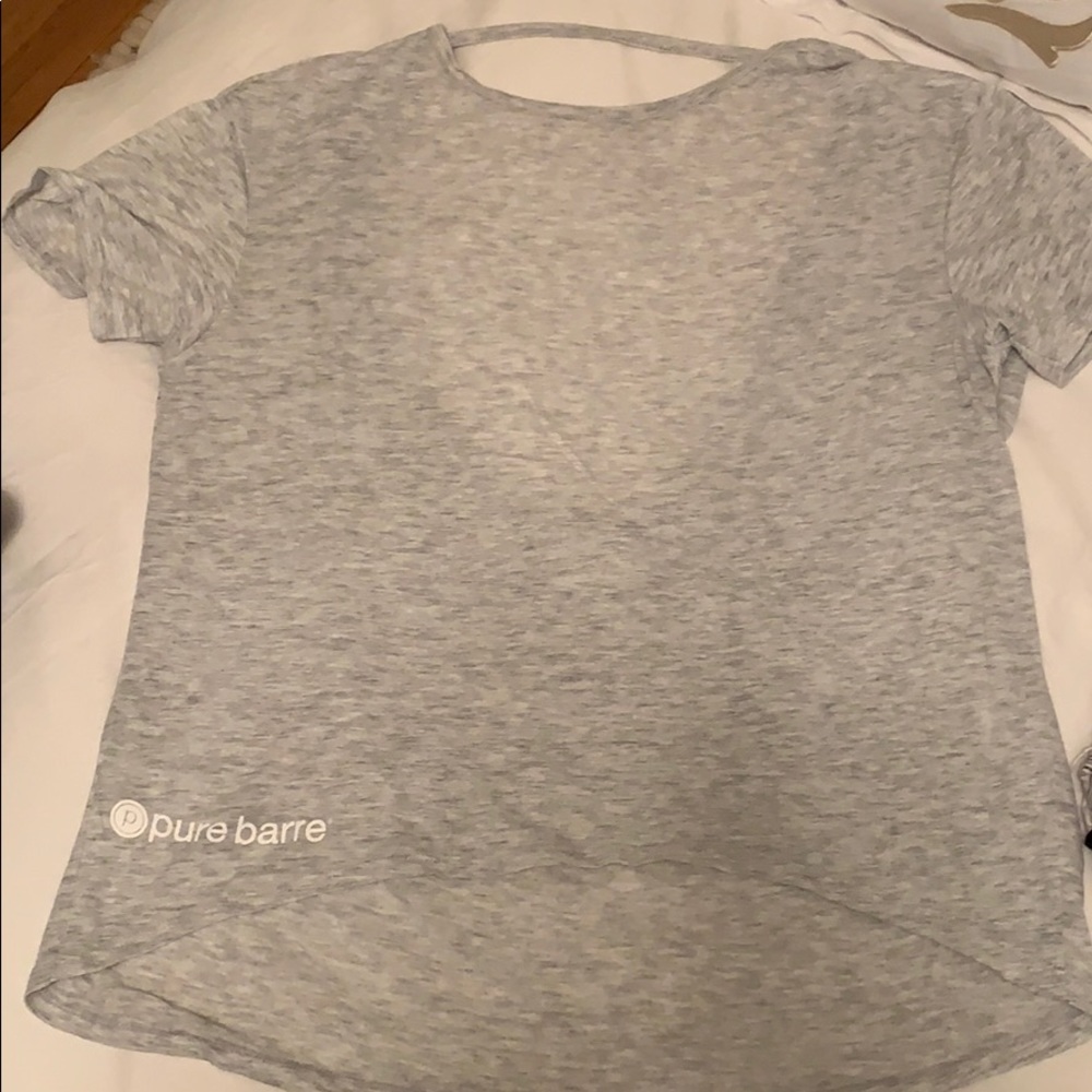 Pure Barre backless tee